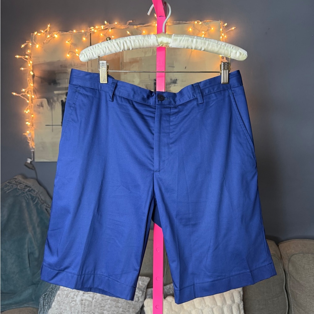 Etro Blue Tailored Bermuda Shorts Size 50 Italy Luxury Stretch Cotton